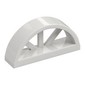 Window 1 x 4 x 1 2/3 with Spoked Rounded Top