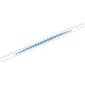 Flexible Ribbed Hose 8mm Ends 10L and Blue Center Pattern