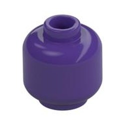 LEGO part  MINI HEAD in Medium Lilac/ Dark Purple