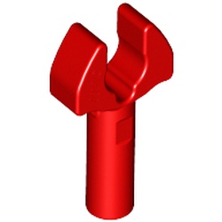 LEGO part 10041005 STICK Ø 3.2 W. HOLDER in Bright Red/ Red