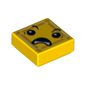 Tile 1 x 1 with Face with Open Downturned Mouth (Kryptomite) Ptiny