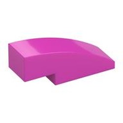 LEGO part 50950 BRICK W/BOW 1/3 in Bright Purple/ Dark Pink