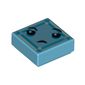 Tile 1 x 1 with Face with Frown Print (Kryptomite)