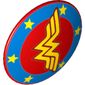 Shield Round Bowed with Wonder Woman Logo Print