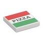 Tile 2 x 2 with Pizza Box Print