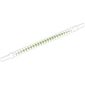 Flexible Ribbed Hose 8mm Ends 10L and Lime Center Pattern