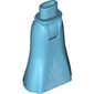 Minidoll Hips and Full Length Skirt with Metallic Silver Ice Crystal Print (Elsa)