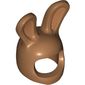 Costume / Mask, Rabbit / Bunny Ears with Dark Tan Auricles Print