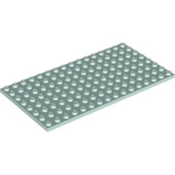 LEGO part 10092438 PLATE 8X16 in Aqua/ Light Aqua