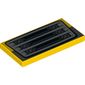 Tile 2 x 4 with Car Grill print