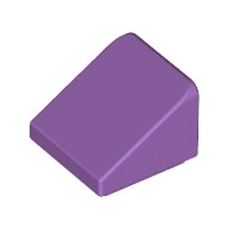 LEGO part 54200 ROOF TILE 1X1X2/3, PC in Medium Lavender