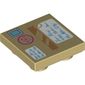 Tile Special 2 x 2 Inverted with Package Box Top with Postage Stamp, Packing Tape and Address Labels Print