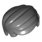 Hair Combed Sideways with Short Sideburns with Light Gray Temples Print