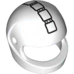 Helmet, Standard with 5 Square Buttons Print