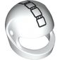 Helmet, Standard with 5 Square Buttons Print