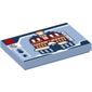 Tile 2 x 3 with Cafe Corner Lego Set Box Pattern