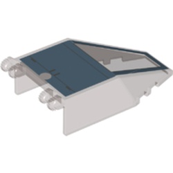 Windscreen 7 x 4 x 1 2/3 with Hinges with Sand Blue Y-Wing Print