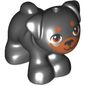 Animal, Dog, Pug - Standing with Medium Nougat Eyes, Muzzle and Spots Print (Friends Apollo)