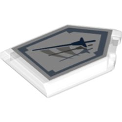 Tile Special 2 x 3 Pentagonal with Nexo Power Shield Print - Triple Trouble