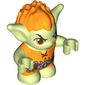 Goblin - Orange Hair and Tunic - Brown Belt with Silver Chain and Hook (Barblin) Print