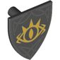 Shield Triangular with Goblin King Eye Print