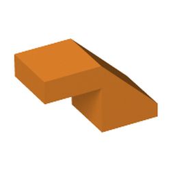 Slope 45° 2 x 1 with 2/3 Inverted Cutout and no stud