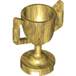 LEGO part 10089801 CUP in Warm Gold/ Pearl Gold