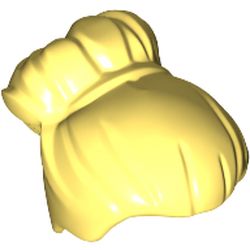 LEGO part 10027186 MINI WIG, NO. 122 in Cool Yellow/ Bright Light Yellow