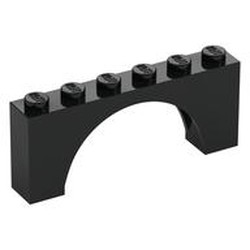 Brick Arch 1 x 6 x 2 - Thin Top without Reinforced Underside [New Version]