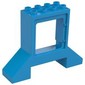 Duplo Door Frame with Wide Sloped Base 2 x 8