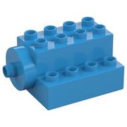 Duplo Brick 4 x 4 x 2 with Large Rotor Mounting (Ferris Wheel)