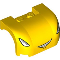 Vehicle Body, Wheel Arch / Mudguard 3 x 4 x 1 2/3 Curved with Front with Headlights, Grill 10731-1