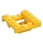 Vehicle Base 4 x 4 x 1 1/3 with Wheel Arches, 2 x 2 Recessed Center and Hole