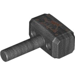 LEGO PART 75904pr0001 Tool Hammer / Sledgehammer with Copper Boar Print  [Both Sides]