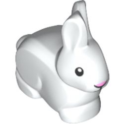 LEGO part 10049584 BUNNY, NO. 5 in White