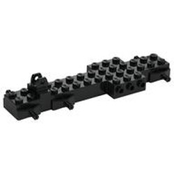 Vehicle Base 4 x 14 x 1 with Towball Hitch, 3 Studs on Each Side (Semi Tractor)