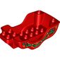Duplo Horse Carriage Base with Green Ribbon Print