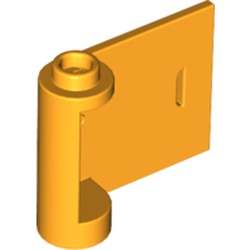 LEGO part 92263 Door 1 x 3 x 2 Right - Open Between Top and Bottom Hinge in Flame Yellowish Orange/ Bright Light Orange