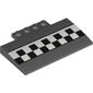 Slope Curved 5 x 8 x 2/3 with Checkered Print