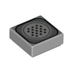Tile 1 x 1 with Telephone Speaker Print