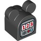 Duplo Brick 2 x 2 x 2 Curved Top with Round Ears with Gas / Fuel Pump Print