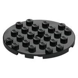 Plate Round 6 x 6 with Hole