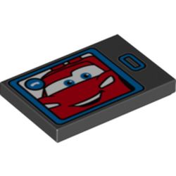 Tile 2 x 3 with Tablet McQueen print