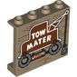 Panel 1 x 4 x 3 [Side Supports / Hollow Studs] with Tow Maters Welcome print