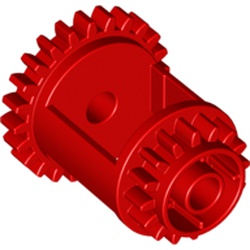 LEGO part 6188245 DIFFERENTIALE GEAR CASING in Bright Red/ Red