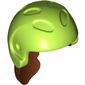 Hair and Helmet, Sports / Ski, with Reddish Brown Hair [1 Hole]