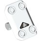 Plate Special / Shield Rectangular with 4 Studs and Window Print