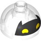 Brick Round 2 x 2 Dome Top, Hollow Stud with Batgirl Mask print