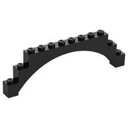 Brick Arch 1 x 12 x 3 Raised Arch with 5 Cross Supports