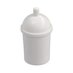 Equipment Cup and Straw with Trans Clear Dome Lid [Plain]